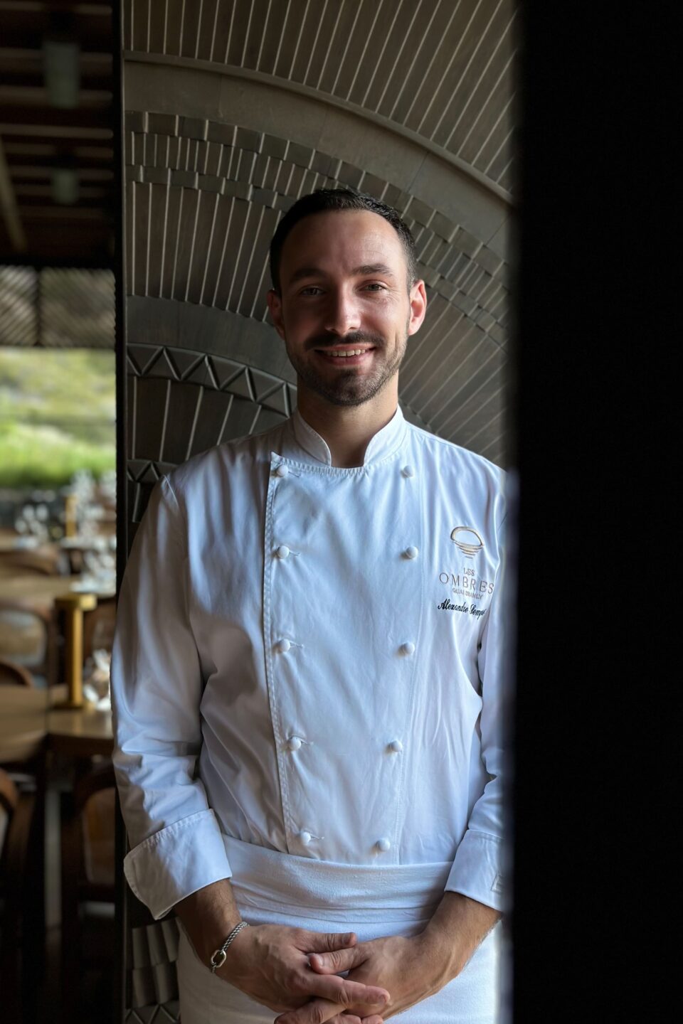 Portrait du chef Alexandre Sempere à Diaos Cove