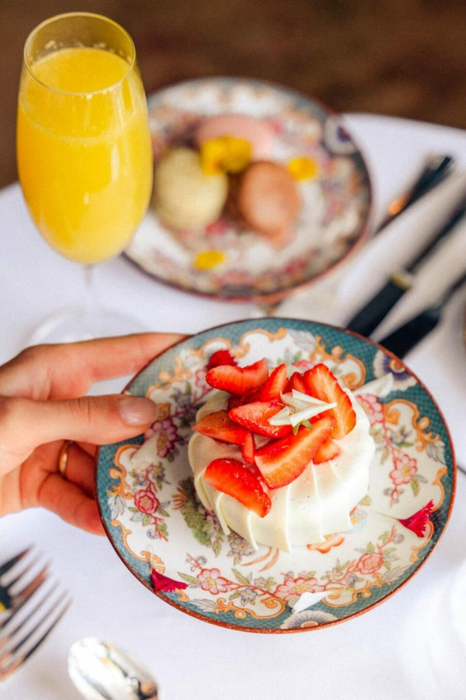 Présentation d'un plat Pâtisserie Margot