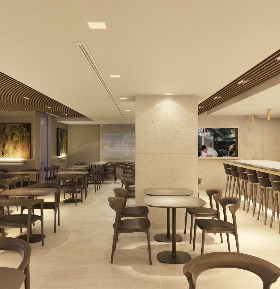 Photo de la modélisation de la cuisine du restaurant